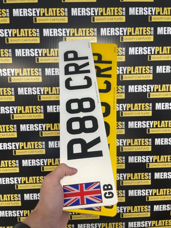 Standard size Plates with Printed Badges